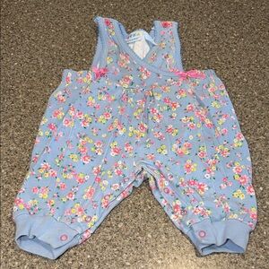 Vintage y2k Miniwear Floral Blue Overalls